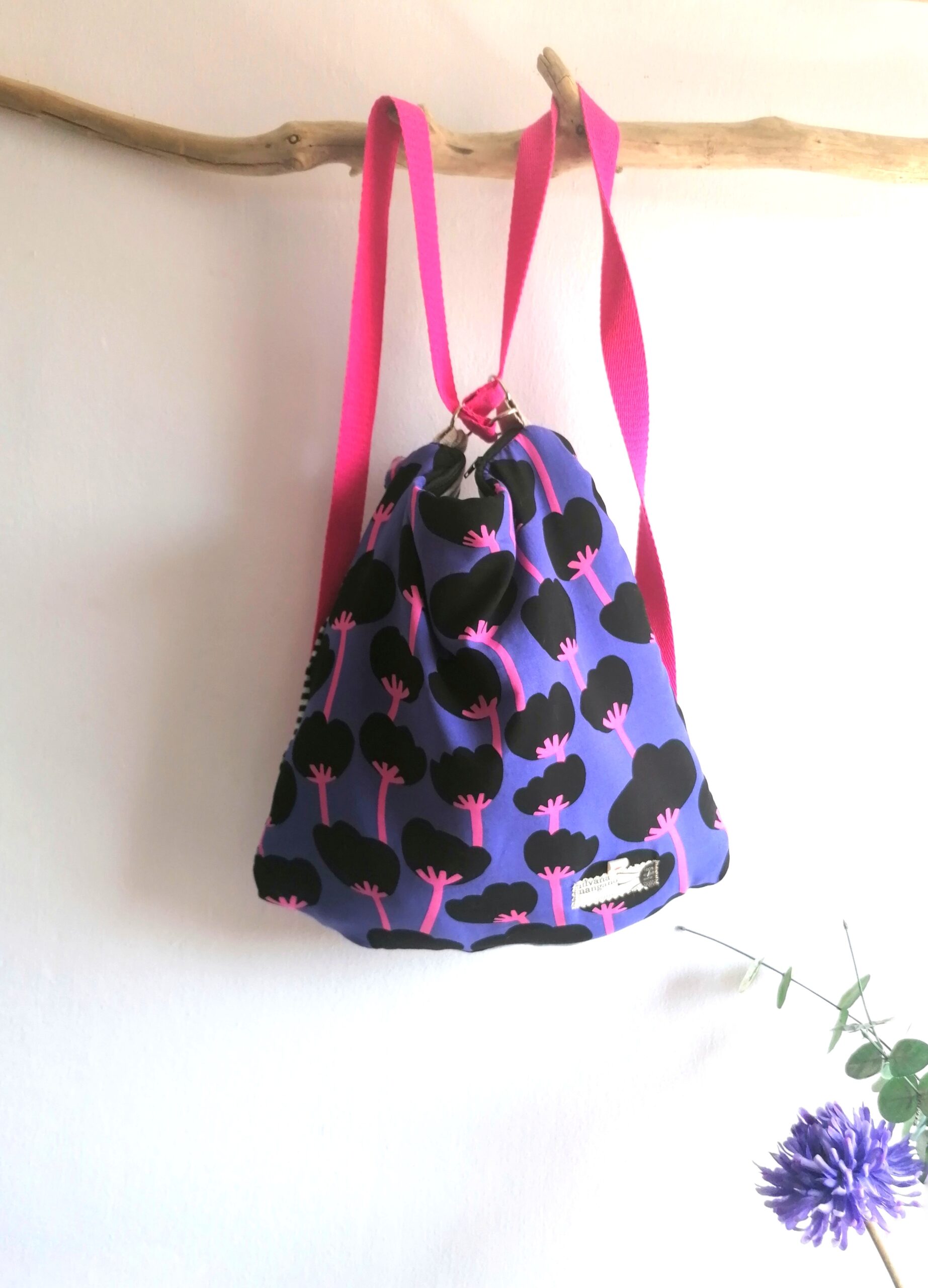 Mochila Flor de algodón