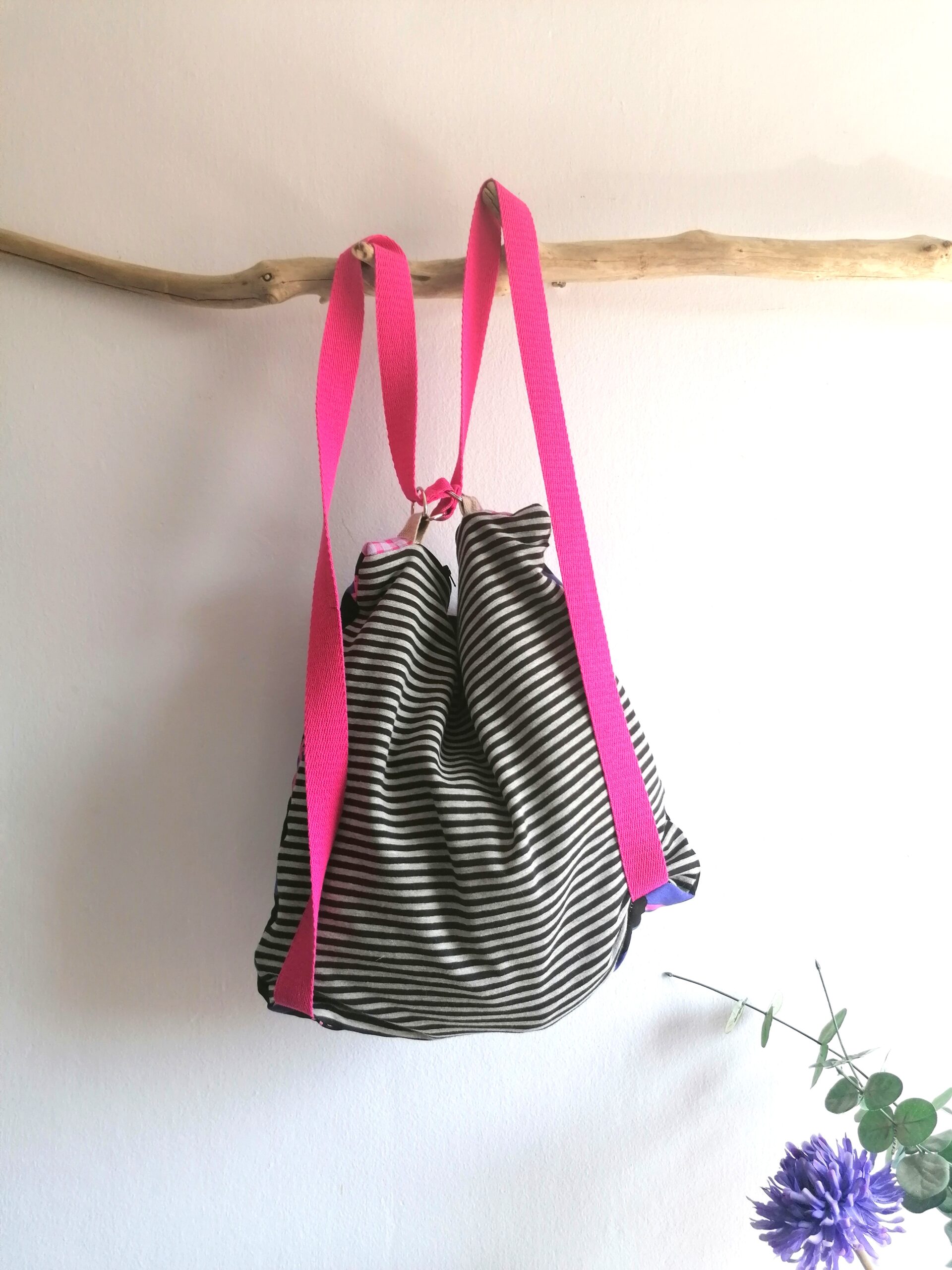 Mochila Flor de algodón - Imagen 3